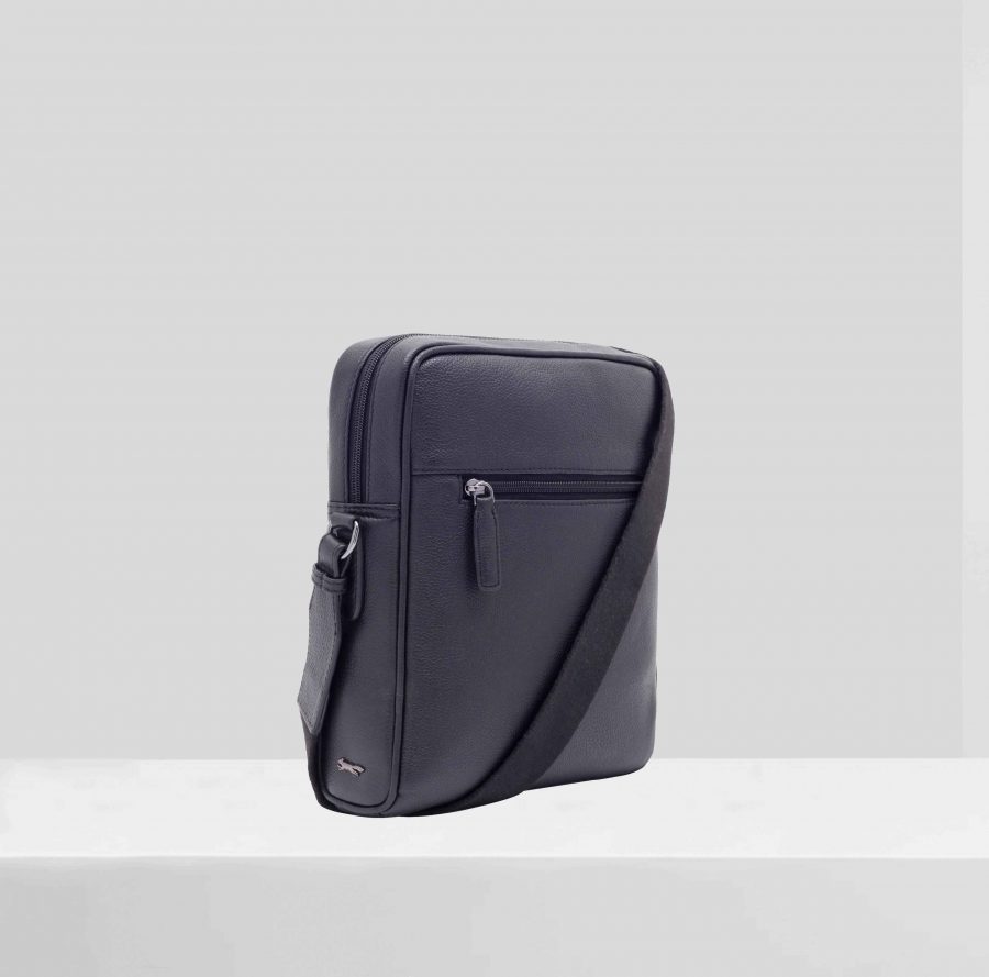 Luxury Recycled Vegan Leather Bag – Black