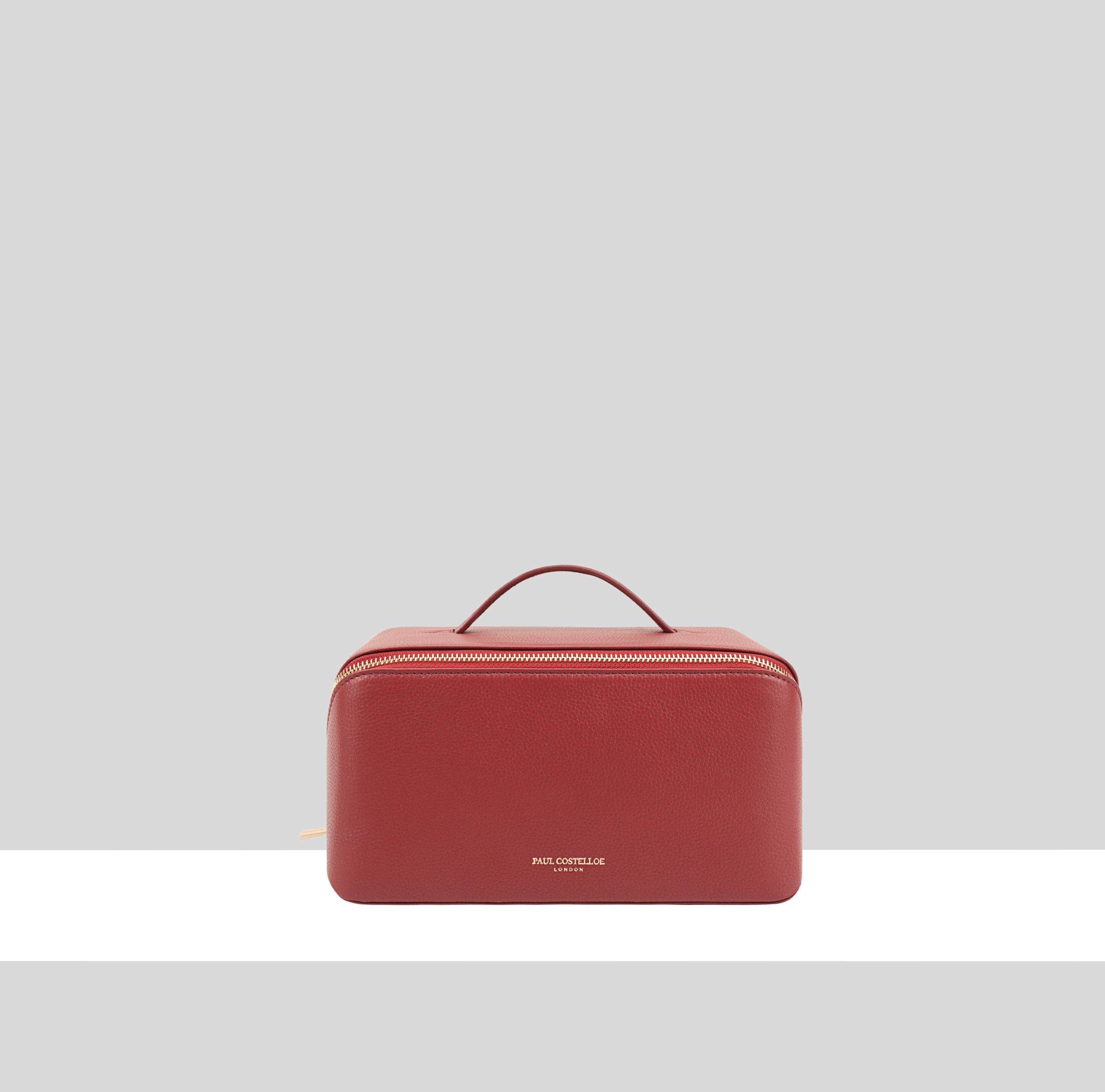 PCW6096Y-Helen-Diagonal-zip-leather-cos-bag-CHERRY-RED-RED-24-FRONT